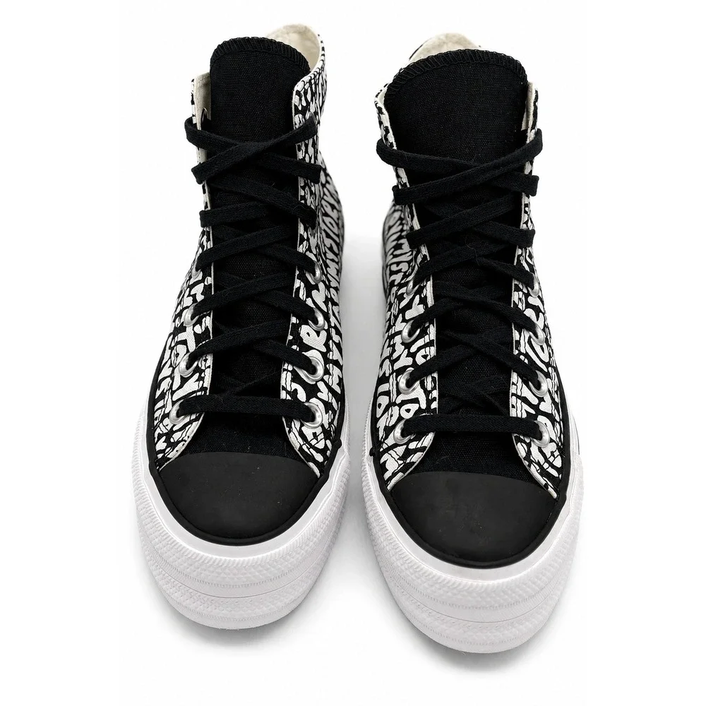Converse Chuck Taylor All Star My Story Womens 7 Platform High Top Shoes 570321C